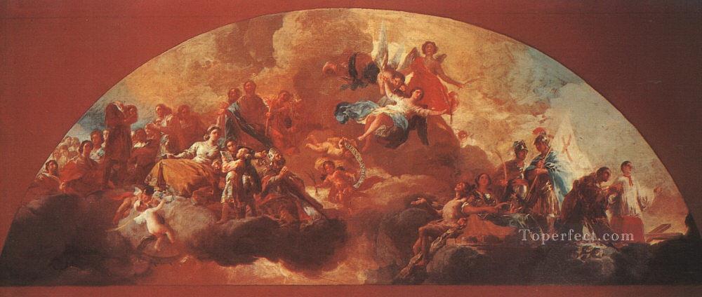 Virgin Mary as Queen of Martyrs Francisco de Goya Oil Paintings